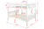 Donco Full/Full Mission Bunk Bed W/Dual Underbed Drawers In White Finish 1015-3FFW_505-W
