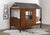 Donco Twin Log Cabin Low Loft Rustic Walnut 2103-TRWRS