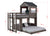 Donco T/F Campsite Loft Rustic Dirty Grey 3344-TFRDG