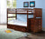 Donco Mission Stairway Bunk Bed With Dual Underbed Drawers Dark Cappuccino Finish 820-TTCP_505-CP