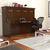 Leto Muro Walnut Full Landscape Wall Bed w/ Desk CHAMDBDSKL