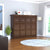 Leto Muro Walnut Full Landscape Wall Bed w/ Headboard CHAMDBL