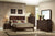 Homeroots 85" X 64" X 52" Queen Espresso Bed 285863