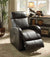 Homeroots 28"  X 37" X 40" Dark Gray Pu Recliner With Power Lift 285712