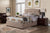 Alpine Amanda Full Tufted Upholstered Bed, Haskett/Jute