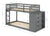 Donco Mission Chest Bunk Dark Grey/ White