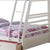 Homeroots 79" X 57" X 65" White Pine Wood Twin Over Full Bunk Bed 285311