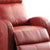 Homeroots Faux Leather Power Motion Lift Recliner In Red 285713